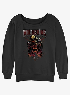 Wolverine Still Standing Girls Slouchy Sweatshirt