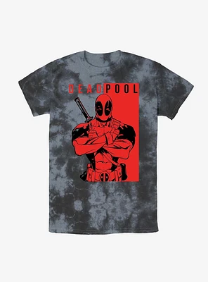 Marvel Deadpool Police Tie-Dye T-Shirt
