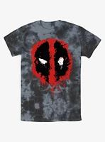 Marvel Deadpool Splatter Dead Eye Tie-Dye T-Shirt