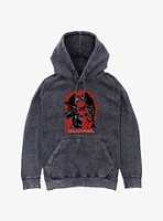 Marvel Deadpool Painted Merc Mineral Wash Hoodie