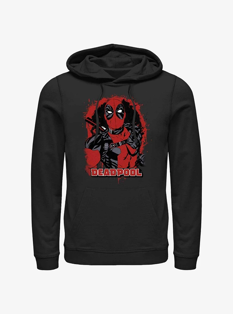 Marvel Deadpool Painted Merc Hoodie