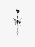 14G Steel Butterfly Navel Barbell