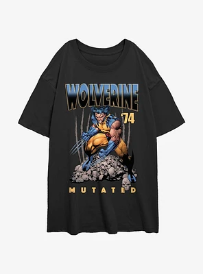 Wolverine Mutated Girls Oversized T-Shirt