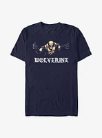 Wolverine Punch With Blades T-Shirt