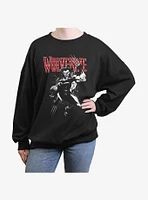 Wolverine Jump Tour Girls Oversized Sweatshirt