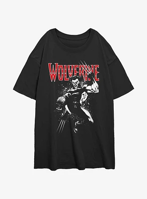 Wolverine Jump Tour Girls Oversized T-Shirt