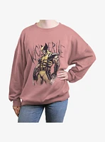 Wolverine Claws Ready Girls Oversized Sweatshirt