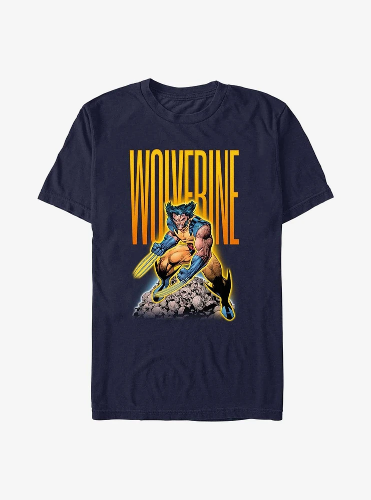 Wolverine Skull Pile T-Shirt