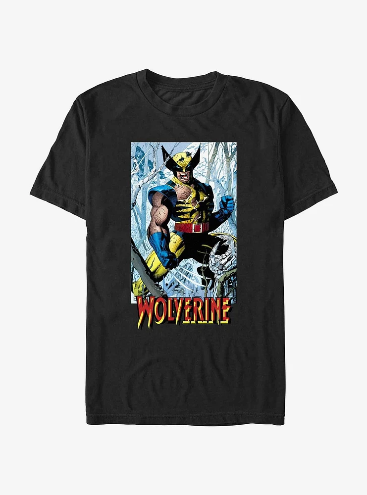 Wolverine Discipline 22 From Then Til Now Trading Card T-Shirt