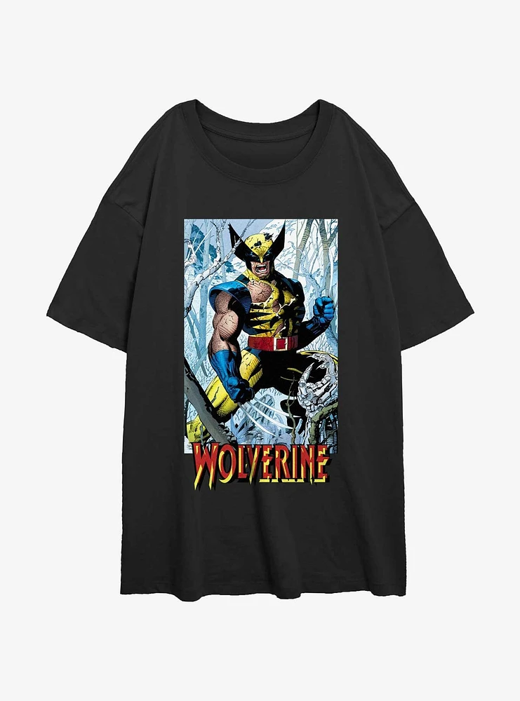 Wolverine Discipline 22 From Then Til Now Trading Card Girls Oversized T-Shirt