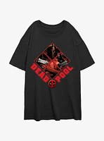 Marvel Deadpool Dead Gang Girls Oversized T-Shirt