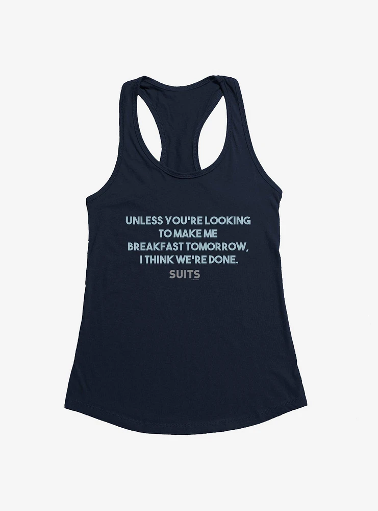 Suits Breakfast Tomorrow Girls Tank