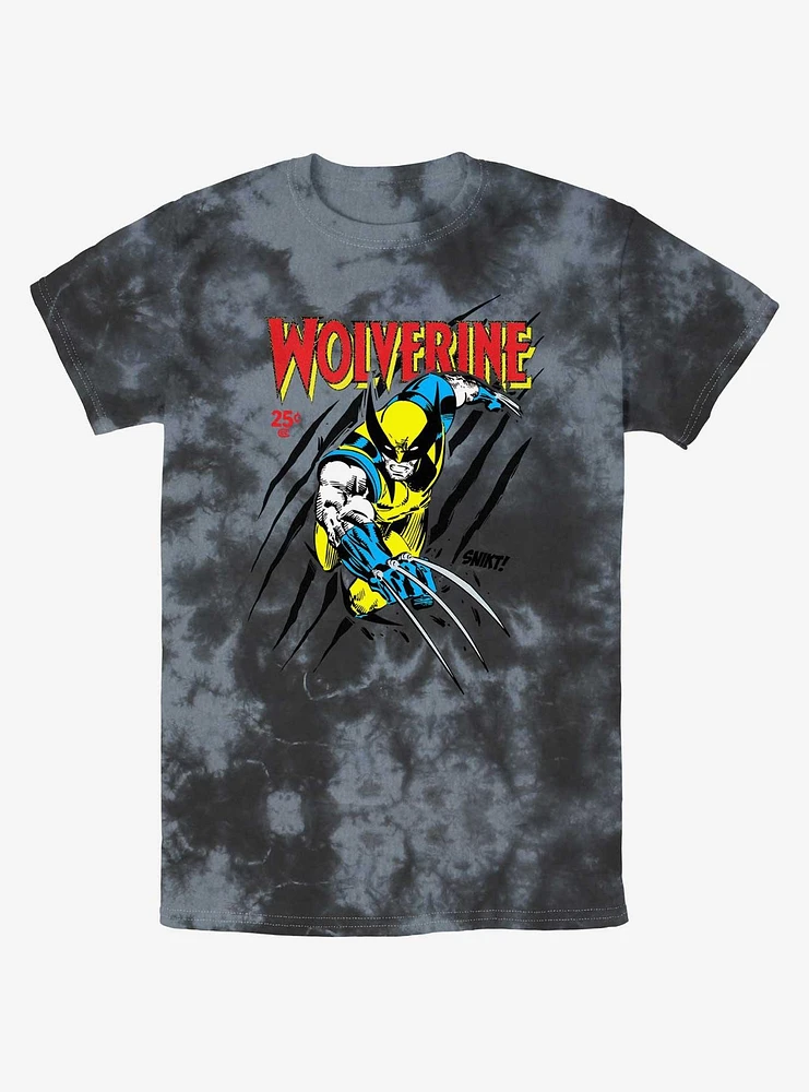 Wolverine Logan Slash Tie-Dye T-Shirt
