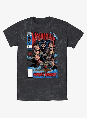 Wolverine Wolvey 48 Comic Cover Mineral Wash T-Shirt