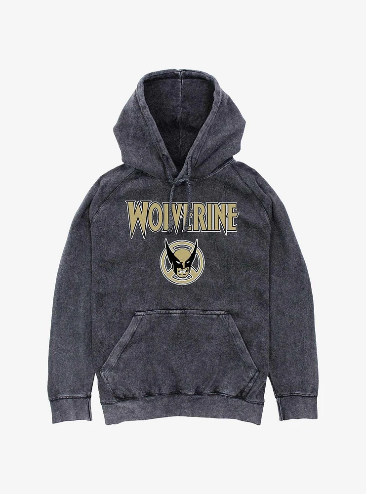 Wolverine Logan Icon Mineral Wash Hoodie