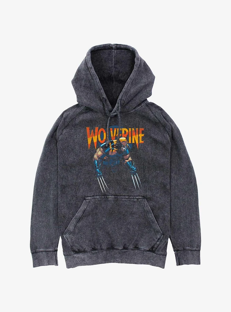 Wolverine Dark Mineral Wash Hoodie