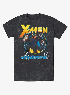 Wolverine Angry Logan Mineral Wash T-Shirt