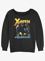 Wolverine Angry Logan Girls Slouchy Sweatshirt