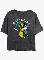 Wolverine Homeslice Girls Mineral Wash Crop T-Shirt