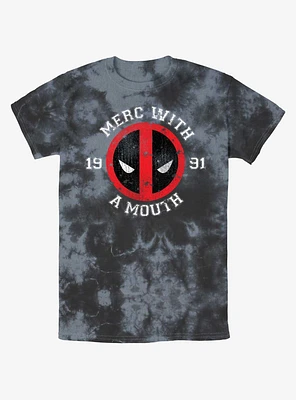 Marvel Deadpool Merc With A Mouth Tie-Dye T-Shirt
