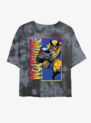 Wolverine Classic Womens Tie-Dye Crop T-Shirt