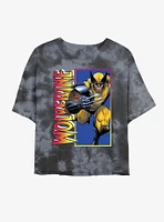 Wolverine Classic Womens Tie-Dye Crop T-Shirt