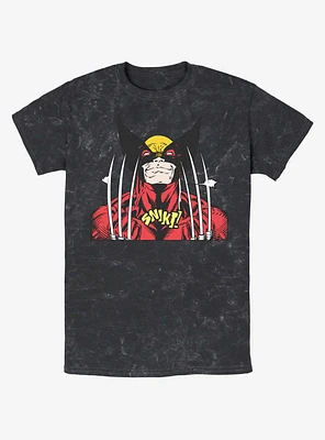 Wolverine Bring The Claws Mineral Wash T-Shirt