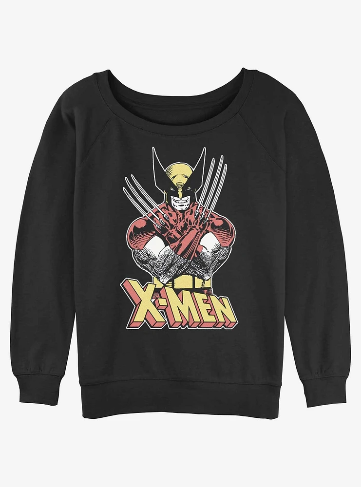 Wolverine Vintage Womens Slouchy Sweatshirt