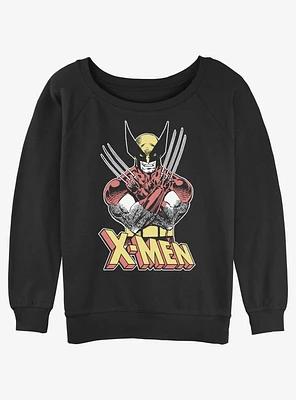 Wolverine Vintage Womens Slouchy Sweatshirt