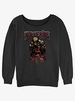 Wolverine Still Standing Womens Slouchy Sweatshirt