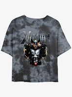 Wolverine Adamantium Rage Womens Tie-Dye Crop T-Shirt