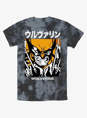 Wolverine Kanji Rage Tie-Dye T-Shirt