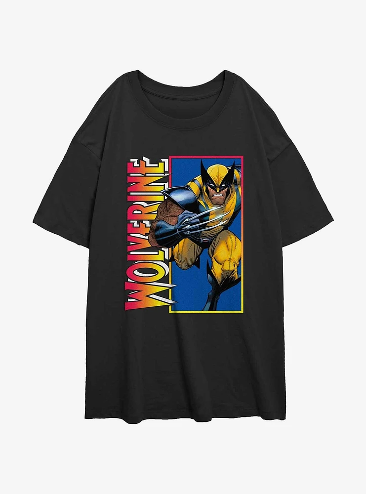 Wolverine Classic Womens Oversized T-Shirt