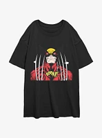 Wolverine Bring The Claws Womens Oversized T-Shirt