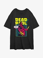 Marvel Deadpool Name Change Womens Oversized T-Shirt