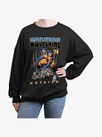 Wolverine Mutated Womens Oversized Sweatshirt