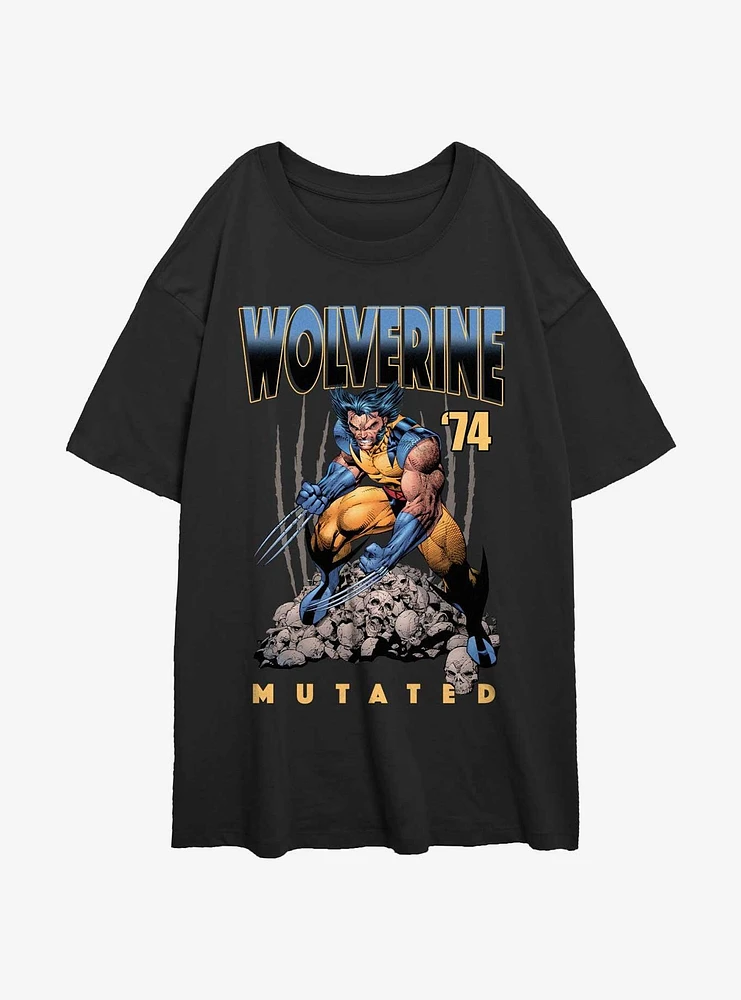 Wolverine Mutated Womens Oversized T-Shirt