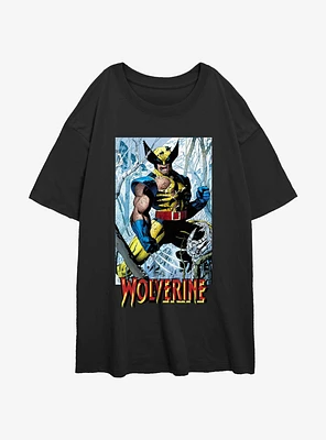 Wolverine Discipline 22 From Then Til Now Trading Card Womens Oversized T-Shirt