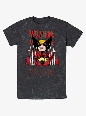 Wolverine Shiny Claws Mineral Wash T-Shirt