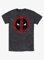 Marvel Deadpool Evil Eye Icons Mineral Wash T-Shirt