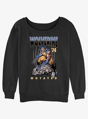 Wolverine Mutated Girls Slouchy Sweatshirt