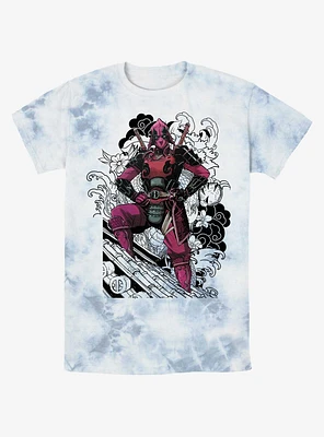 Marvel Deadpool Dragon Ninja Tie-Dye T-Shirt