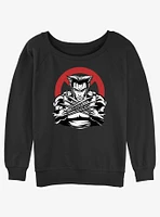 Wolverine Mutated X Logo Girls Slouchy Sweatshirt