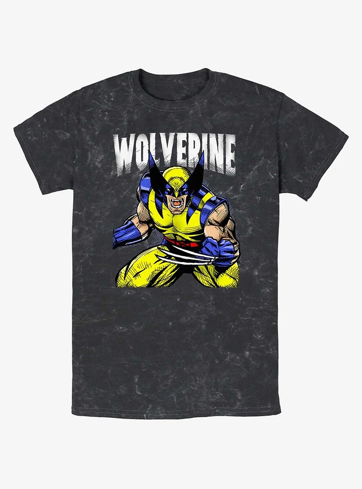 Wolverine Rage On Mineral Wash T-Shirt