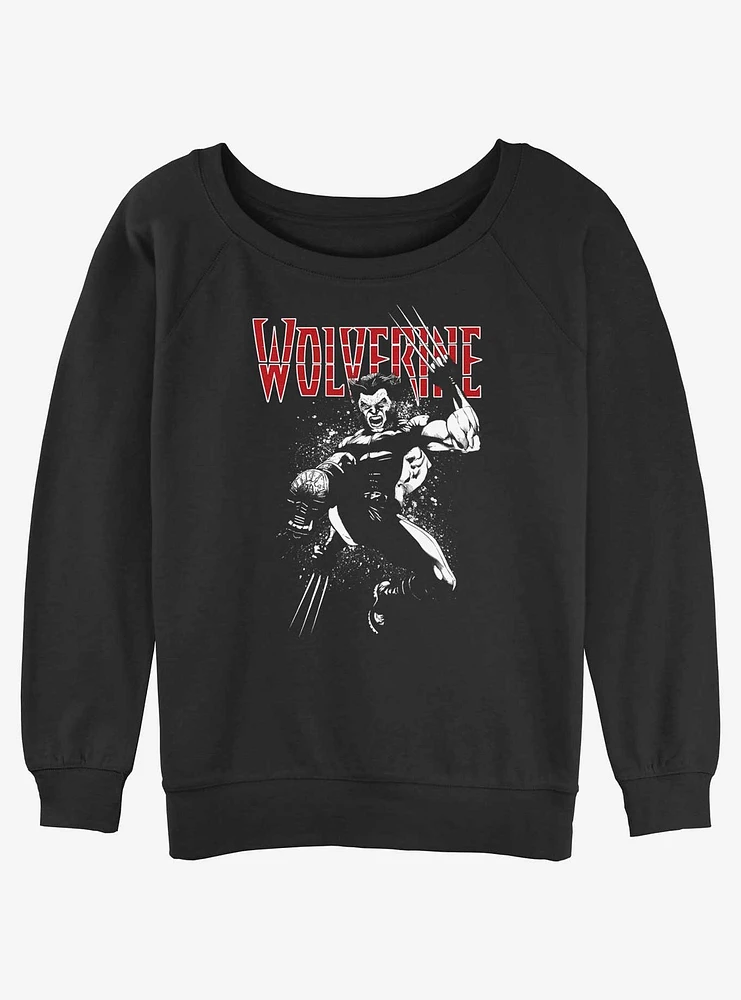 Wolverine Jump Tour Girls Slouchy Sweatshirt