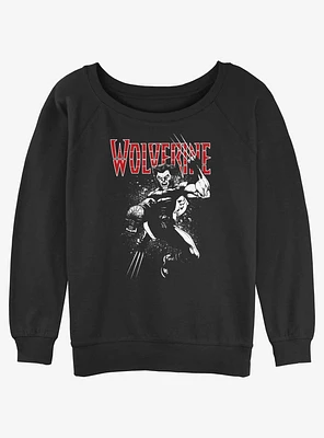 Wolverine Jump Tour Girls Slouchy Sweatshirt