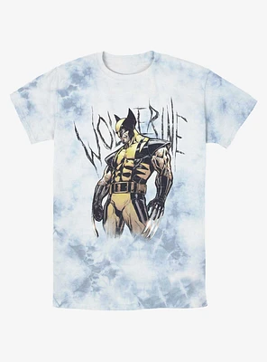 Wolverine Claws Ready Tie-Dye T-Shirt