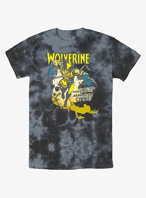 Wolverine Adamantium Time Tie-Dye T-Shirt