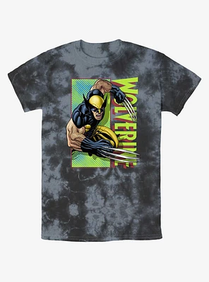Wolverine Attack Panel Tie-Dye T-Shirt
