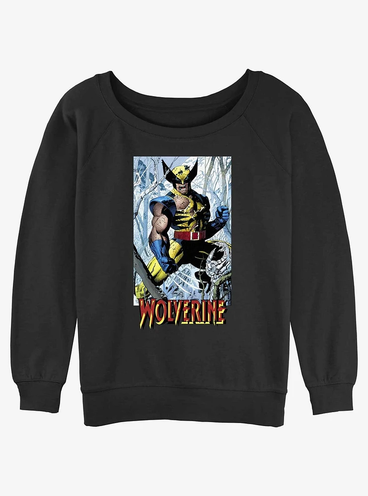 Wolverine Discipline 22 From Then Til Now Trading Card Girls Slouchy Sweatshirt